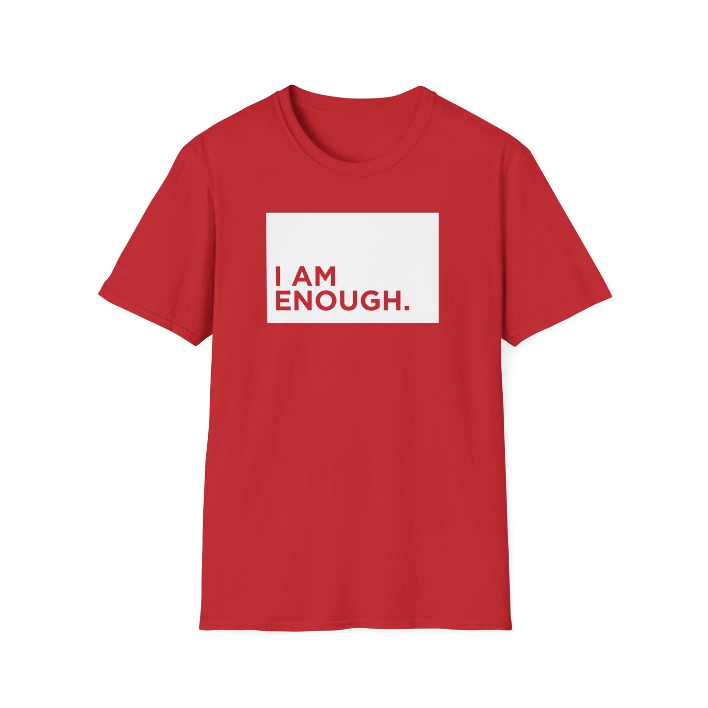 Block Logo "I AM Enough" T Shirt