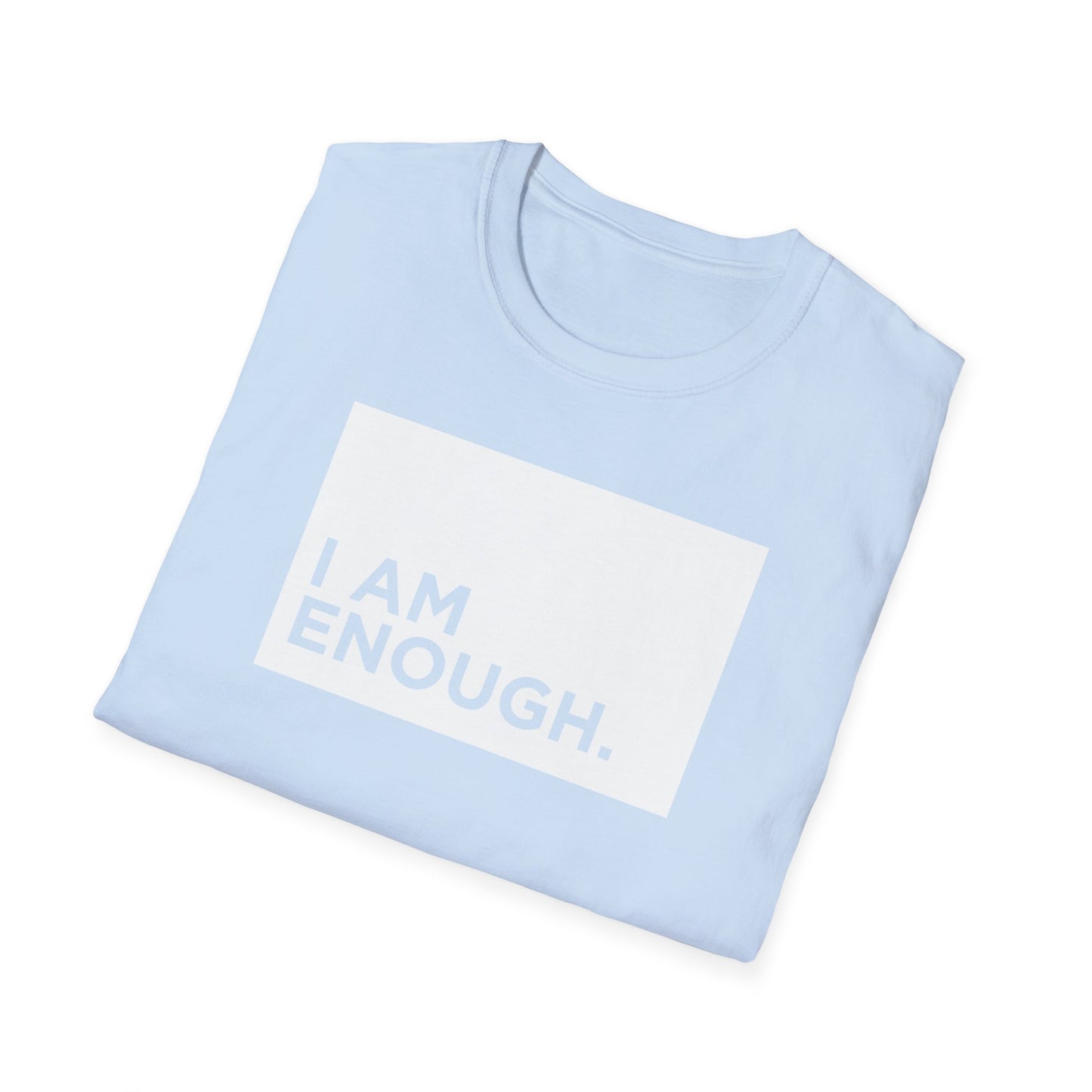 Block Logo "I AM Enough" T Shirt