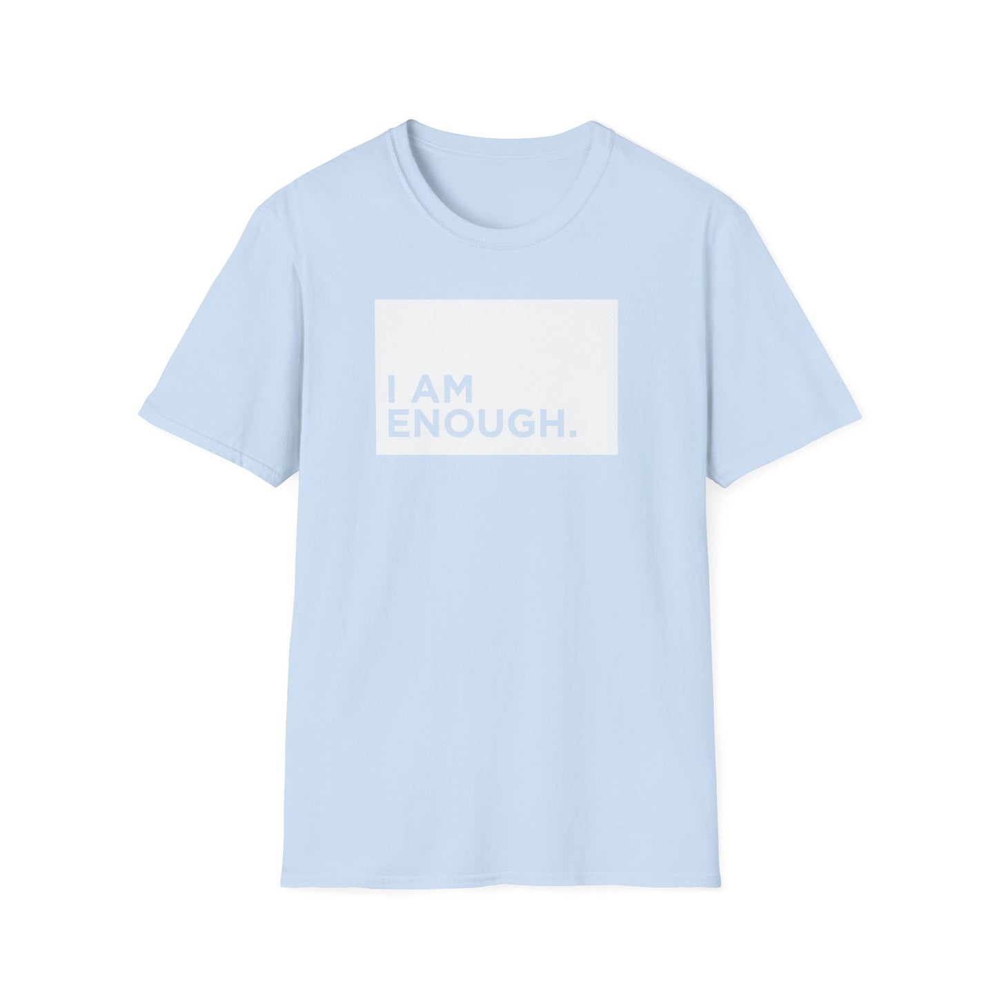 Block Logo "I AM Enough" T Shirt