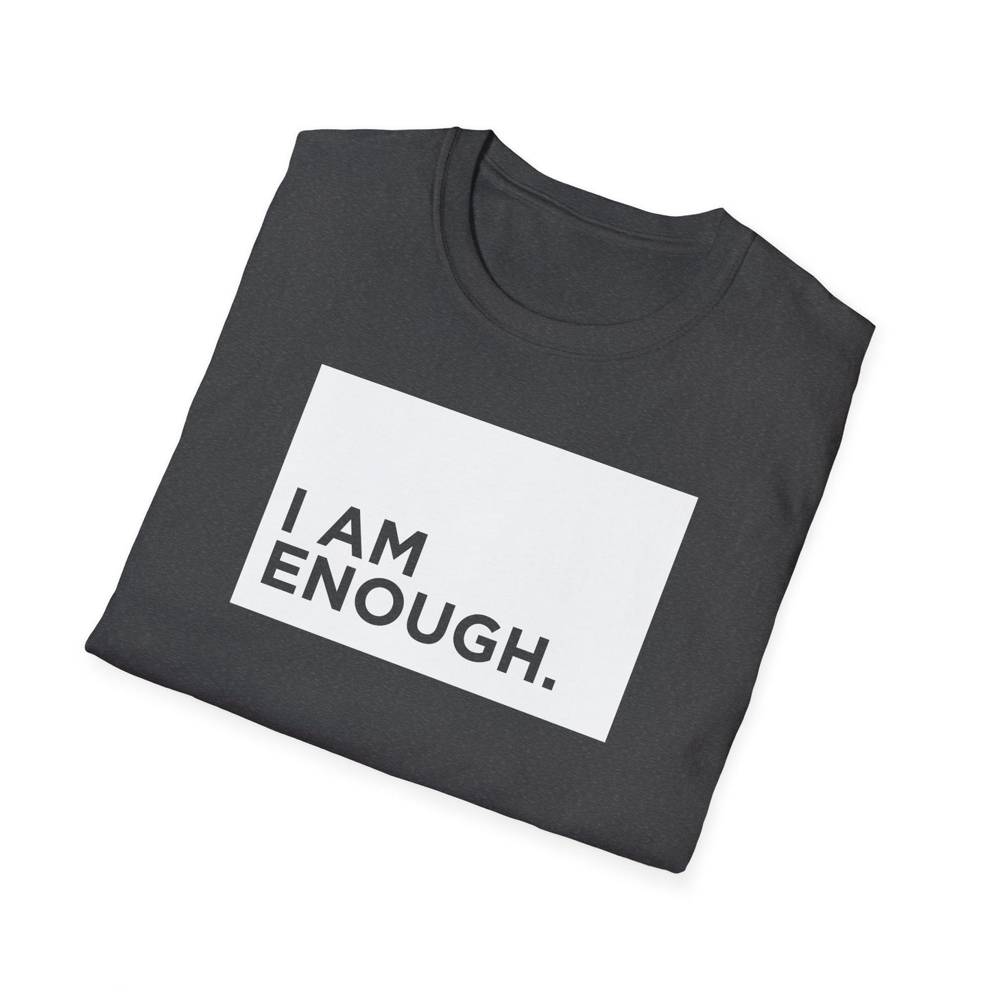 Block Logo "I AM Enough" T Shirt