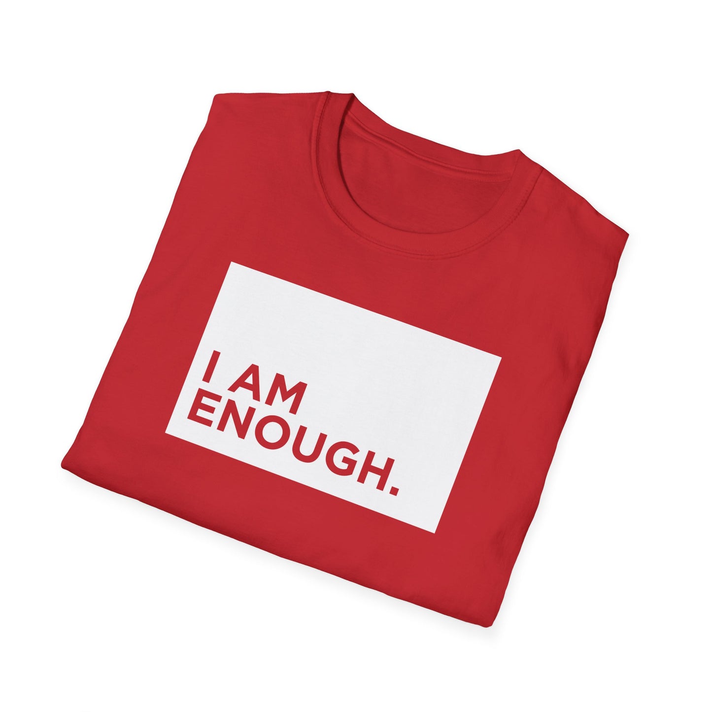 Block Logo "I AM Enough" T Shirt