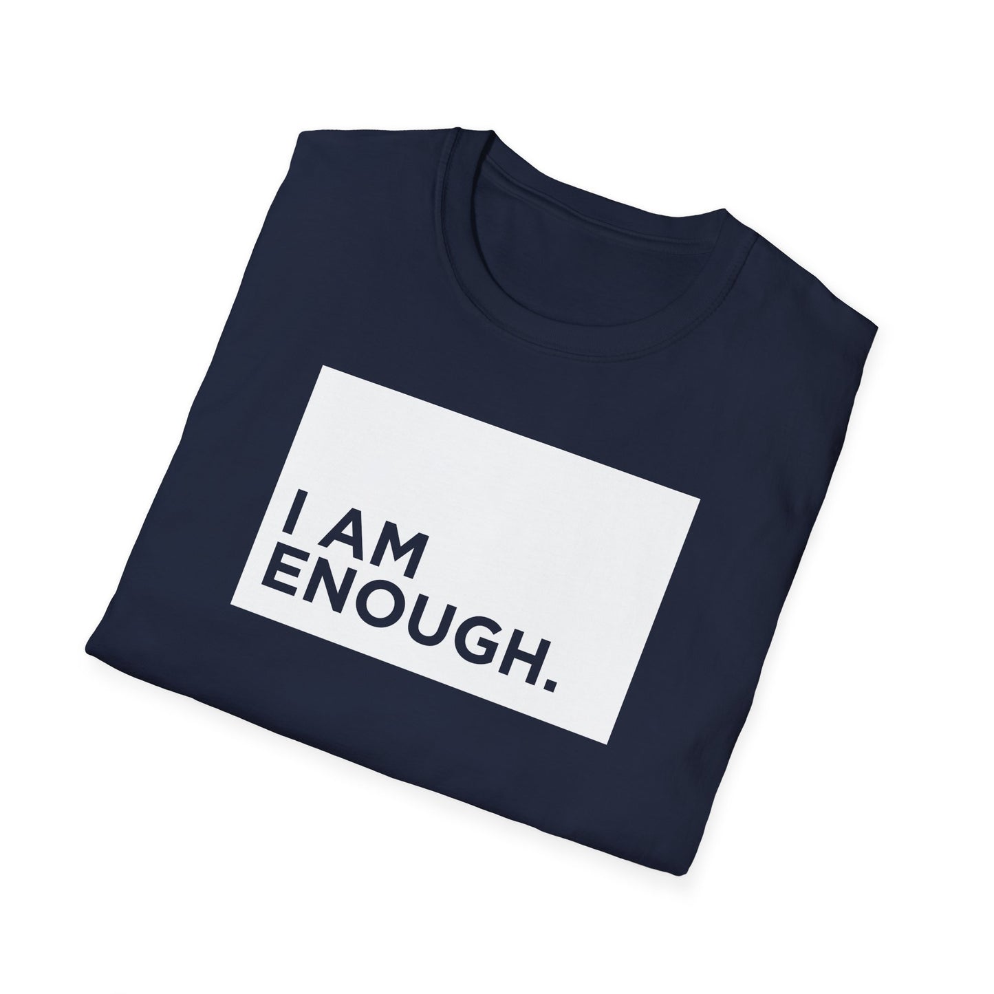 Block Logo "I AM Enough" T Shirt
