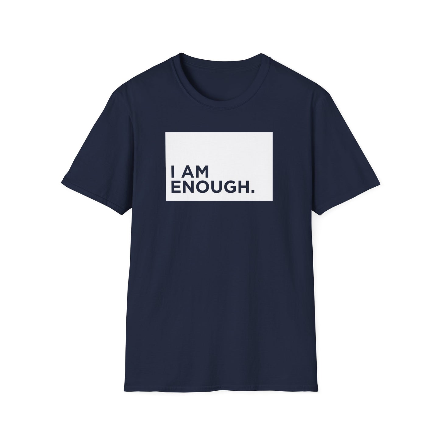 Block Logo "I AM Enough" T Shirt